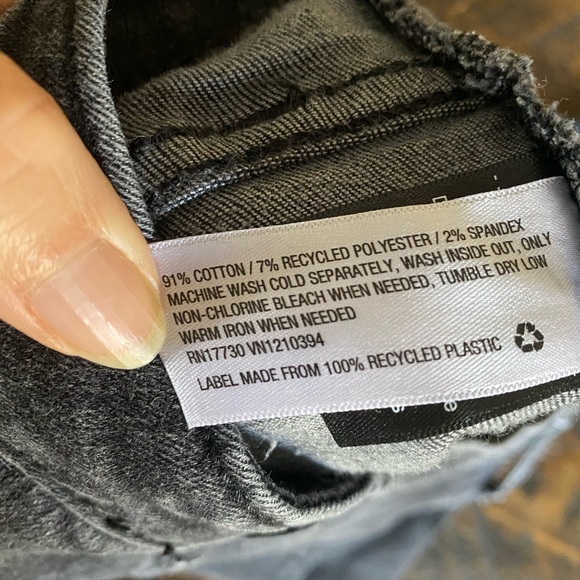 Universal Thread High Rise Jegging Jeans Black Size 2 / 26L - Picture 7 of 9